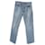 Céline Celine Straight Leg Jeans em Algodão Azul Claro  ref.1283945