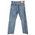Céline Celine Straight Leg Jeans aus hellblauer Baumwolle - Ansicht 2