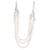 TIFFANY & CO. Paloma Picasso Pearl Necklace in  Sterling Silver Silvery Metallic Metal  ref.1283995