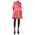 Autre Marque Vestido fruncido rosa - talla UK 8 Poliéster  ref.1284063
