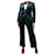 Autre Marque Grünes Set aus Blazer und Hose aus Samt – Größe UK 12 Polyester  ref.1284071