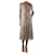 See by Chloé Multicolour printed neck-tie dress - size UK 6 Multiple colors Cotton  ref.1284076