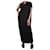 Rick Owens Black one-shoulder maxi dress - size UK 14 Viscose  ref.1284079