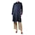 Autre Marque Blue linen buttoned coat - size UK 10  ref.1284084
