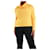 Eric Bompard Yellow ribbed high-neck jumper - size L Cashmere  ref.1284085