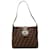 Fendi Brown Zucca Shoulder Bag Cloth Cloth  ref.1284103