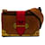 Prada Brown Velluto Ricamo Trompe L'oeil Cahier Crossbody Velvet Cloth  ref.1284122