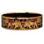 Hermès Bracelet large en émail Hermes Brown Babylon Lions Métal Email Marron  ref.1284165