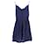 Tommy Hilfiger Essential Trägerkleid mit sich wiederholendem Logo für Damen Marineblau Viskose Zellulosefaser  ref.1284202