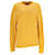 Tommy Hilfiger Suéter masculino de algodão com gola redonda Amarelo  ref.1284214