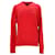 Tommy Hilfiger Jersey con cuello en V en mezcla de seda para hombre en algodón rojo Roja  ref.1284220