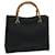 GUCCI Bamboo Hand Bag Leather Black 002 123 0260 Auth bs12400  ref.1284379