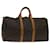 Louis Vuitton Monogram Keepall 50 Boston Bag M41426 LV Auth 55479 Cloth  ref.1284418