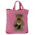 PRADA Hand Bag Nylon Pink Auth bs12381  ref.1284419