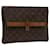 LOUIS VUITTON Monogram Pochette Priant Clutch Bag M51805 LV Auth 67190 Cloth  ref.1284445