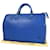 Louis Vuitton Speedy 30 Azul Cuero  ref.1284509