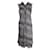 Chanel Vestido veraniego floral de algodón negro y crema y chaqueta a juego  ref.1284573