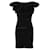 Alexander Mcqueen Tiered Bondage Dress Black Cotton Polyamide  ref.1284575