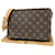 Louis Vuitton Musette Tango Brown Cloth  ref.1284577