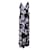 Yumi Kim Black Floral Silk Wrap Dress  ref.1284578