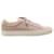 Autre Marque Common Projects Light Pink Low Top Sneakers Suede  ref.1284582