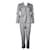 Autre Marque Ensemble de costume gris de créateur contemporain avec manches découpées Coton  ref.1284590