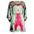 Valentino Retro- Colorful Print Mini Dress with Flared Sleeves Multiple colors Silk  ref.1284598