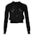 Cardigan in lana nera con scritta "Love Heart" di Miu Miu Nero  ref.1284609