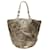 Bottega Veneta Vintage Golden Bucket Bag With Woven Elements Leather  ref.1284611