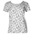 Cremefarbenes und graues „Tresor de Medor“-Mikro-T-Shirt von Hermès Roh Baumwolle  ref.1284612