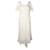 Anna Sui - Robe longue en dentelle crème Polyester Écru  ref.1284626