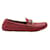 Mocasines clásicos rojo oscuro de Gucci Roja Cuero  ref.1284633