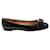 Salvatore Ferragamo Iconic Black Patent-Leather Varina Ballet Flats - Vara Bow Patent leather  ref.1284639