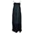 Autre Marque Contemporary Designer Dark Green Long Silk Dress With Shirred Top  ref.1284643