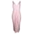 Autre Marque Contemporary Designer Light Pink Lace Column Dress Cotton Nylon  ref.1284646