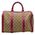 Gucci – Mittelgroße Joy Boston-Tasche aus Canvas in Braun und Rosa mit Monogramm Leder Leinwand  ref.1284693