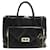 Diane Von Furstenberg DVF  Black Leather / Ostrich Tote Bag with Golden Hardware  ref.1284716