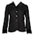 Autre Marque Emporio Armani Black Jacket with Velvet Collar & Cuffs Wool  ref.1284741