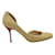 Christian Louboutin Beige Jute Pumps with a Red Stiletto Heel Leather  ref.1284754