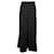 Lanvin Black Wide Leg Pants With Golden Buttons Wool  ref.1284763