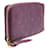 Louis Vuitton Purple Monogram Embossed Zippy Wallet Leather  ref.1284768