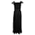 Autre Marque Robe longue en dentelle de créateur contemporain The Kooples Nylon Rayon Noir  ref.1284773