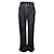 Autre Marque Pantaloni elasticizzati multicolori a vita alta dal design contemporaneo Blu Svezia Cotone  ref.1284775