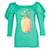Chloé Chloe Turquoise Edition Anniversaire Pineapple Top Cotton  ref.1284777