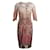Drapiertes Kleid mit braunem Print von Etro Seide Elasthan  ref.1284787