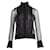 Chemise noire transparente Versace avec ourlet brut Soie  ref.1284790