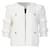 Autre Marque Contemporary Designer White Tweed Cropped Jacket Cotton Polyester Polyamide Acetate Acrylic  ref.1284818