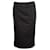 Jupe crayon noire Prada avec ceinture amovible Nylon  ref.1284831