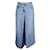 Valentino Wide Legs Zweifarbige Jeans Baumwolle  ref.1284850