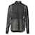 Blusa semitransparente de lunares Dior Negro Seda  ref.1284886